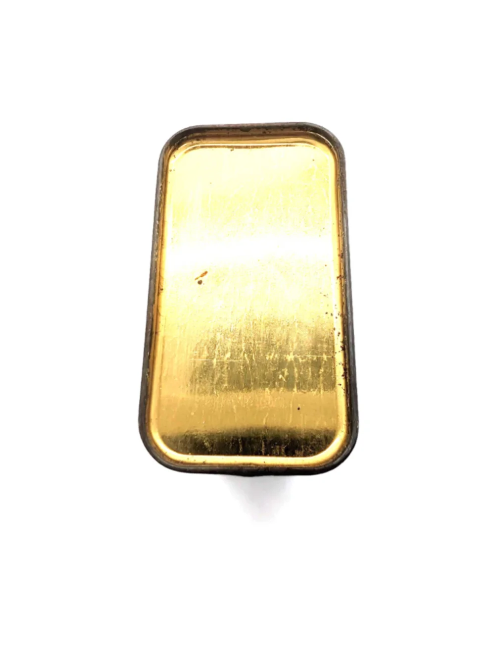 Vintage A. Schilling & Co Allspice Spice Tin - Gold Top & Bottom - 2 oz